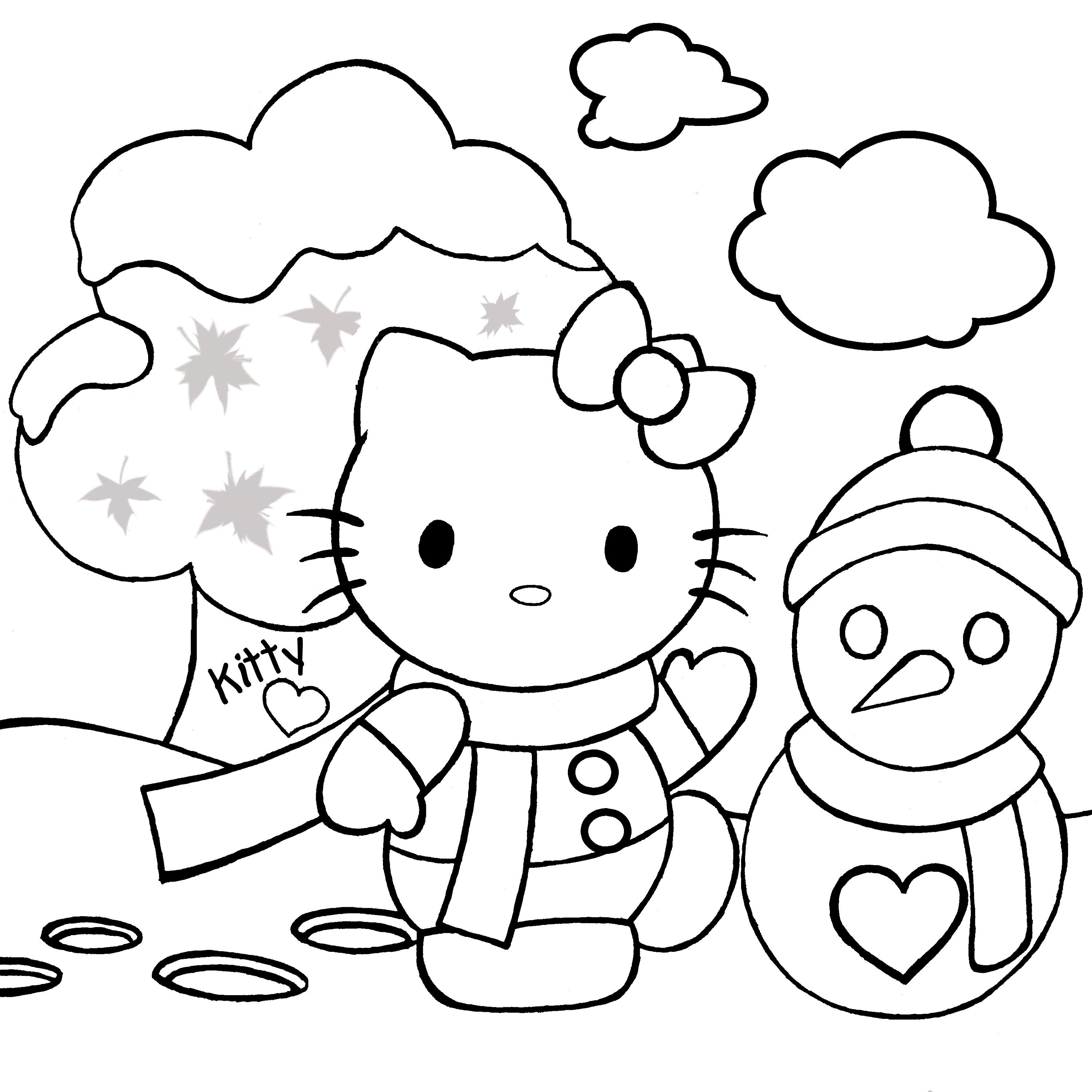 Hello Kitty Coloring Pages - printable - pages Ã  colorier - Ñ€Ð°ÑÐºÑ€Ð°ÑÐºÐ¸ - ØªÙ„ÙˆÙŠÙ† ØµÙØ­Ø§Øª - è‘—è‰²é  - ç€è‰²ãƒšãƒ¼ã‚¸ - halaman mewarnai - #25
